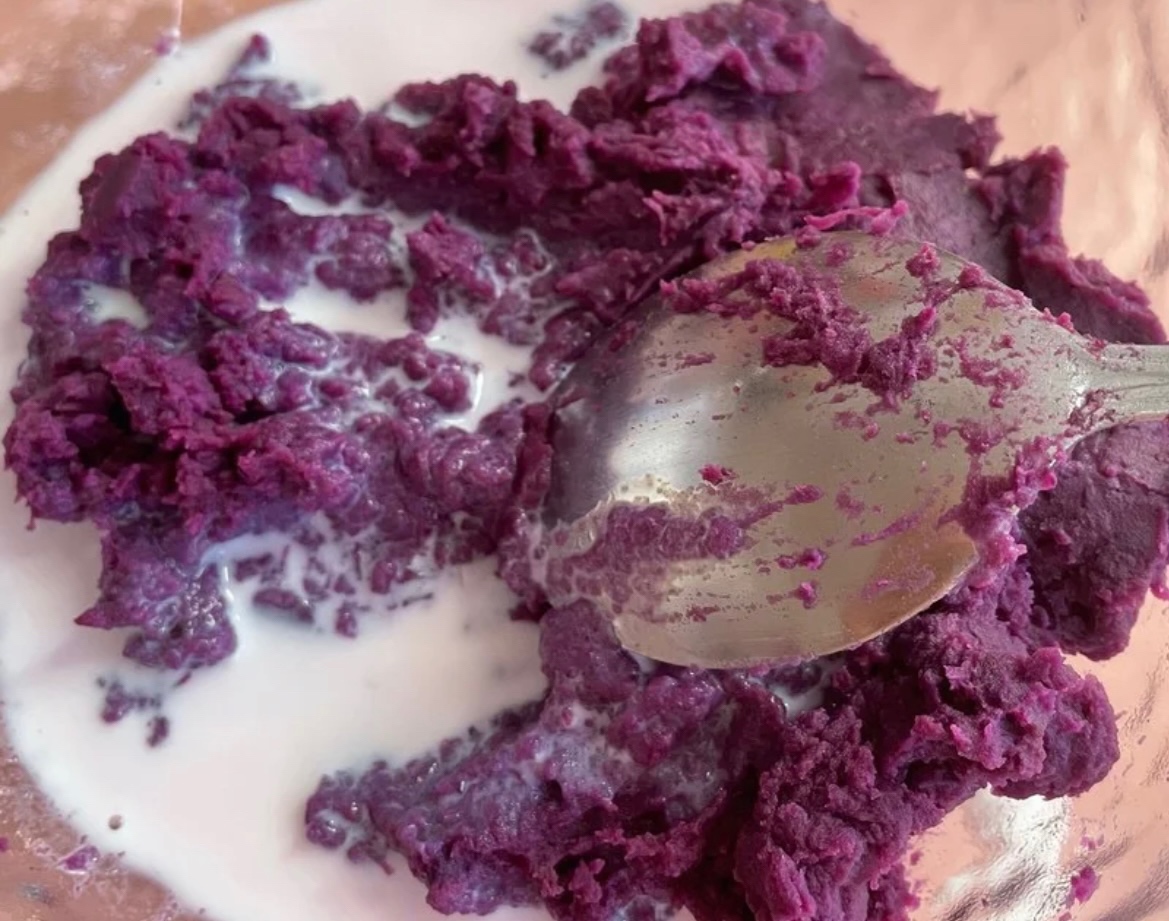 紫薯糯米丸子🍡的做法 步骤3