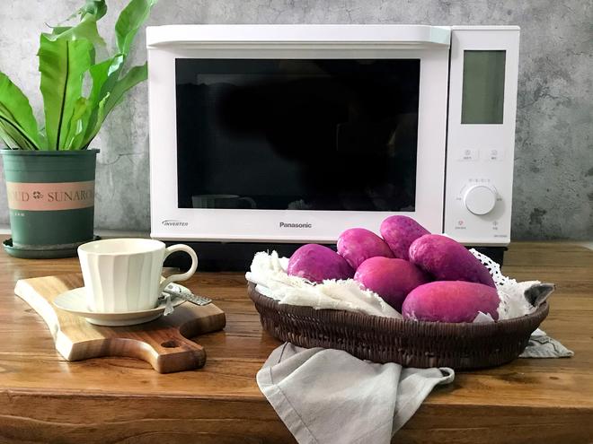 仿真芋泥麻薯紫薯面包📕香软拉丝-松下DS900微蒸烤一体机的做法