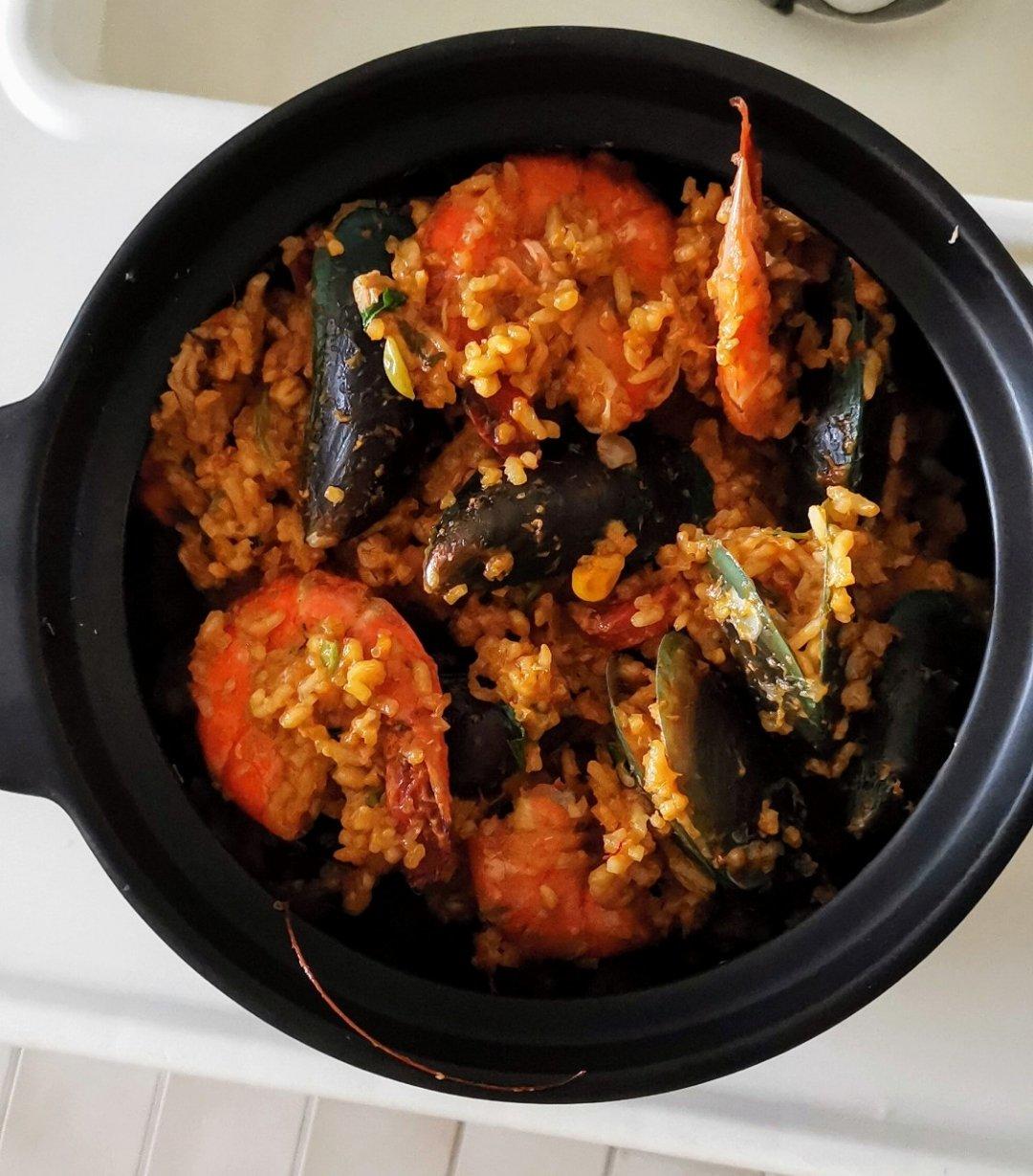 【曼食慢语】Seafood Paella 西班牙海鲜饭