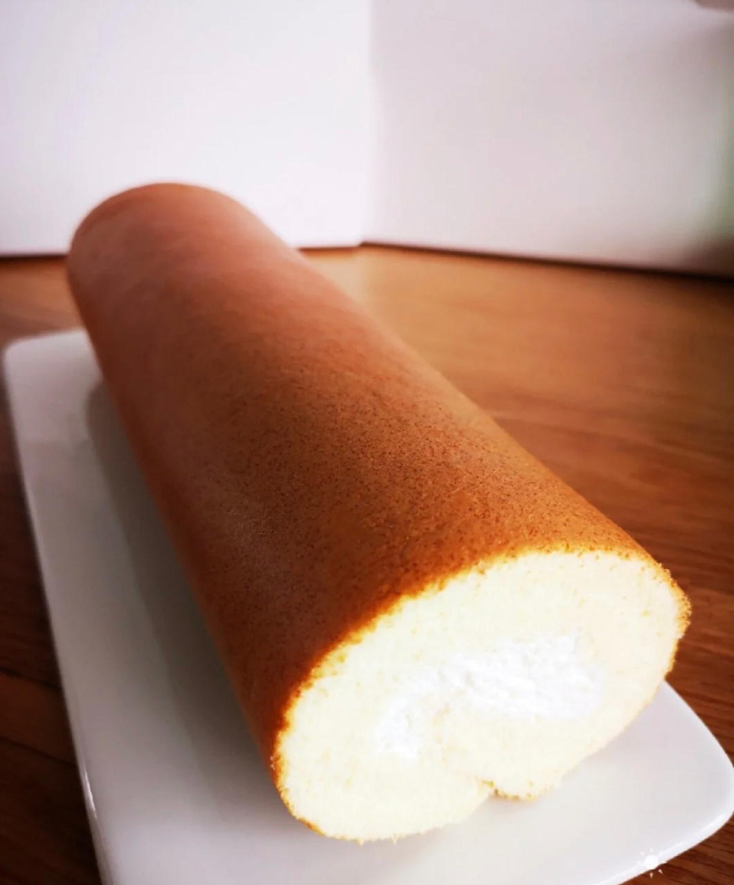 烫面原味蛋糕卷（柔软易卷不开裂）