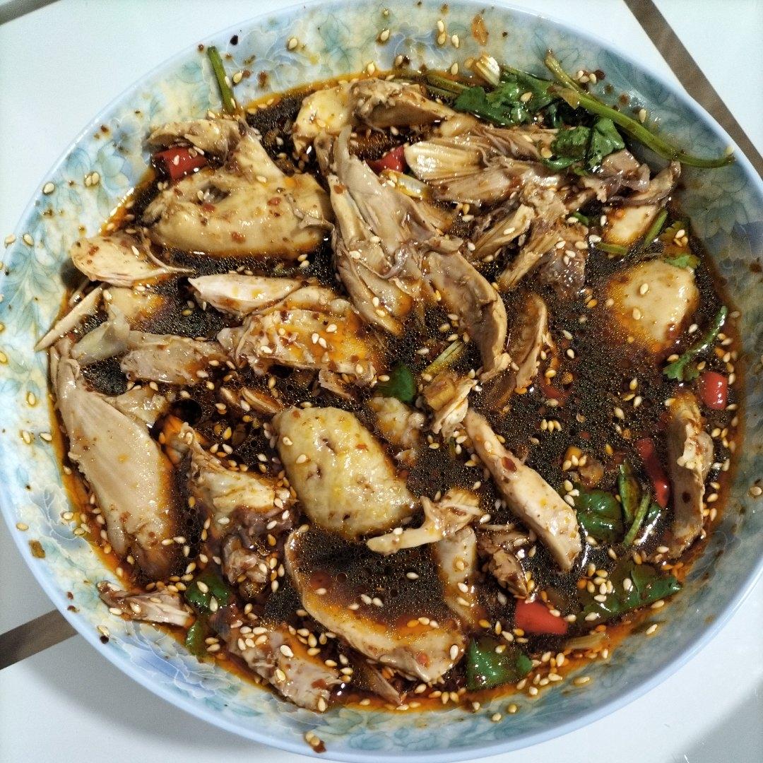 汤汁可以喝的凉拌手撕鸡