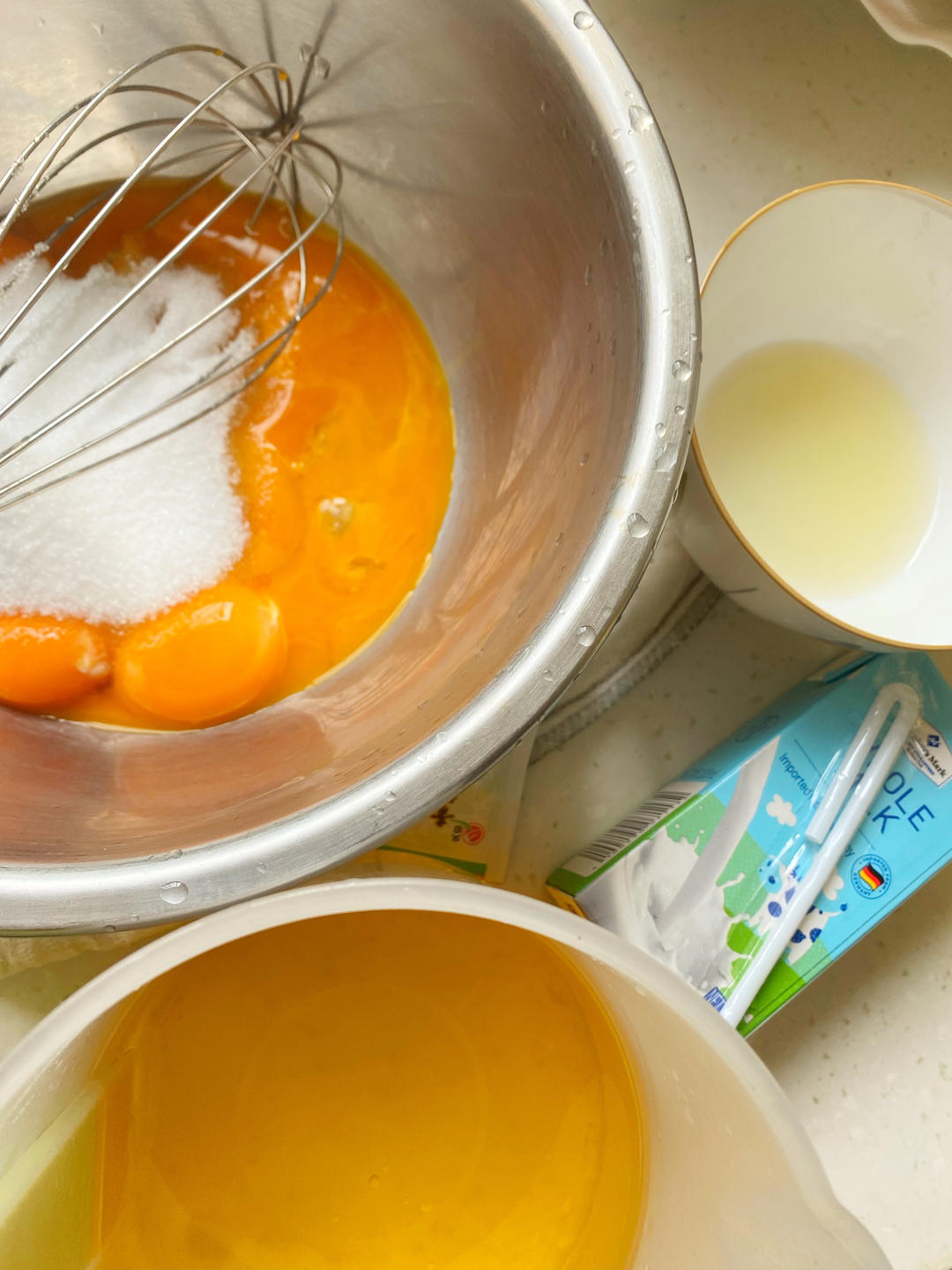 纯奶手撕吐司的做法 步骤1