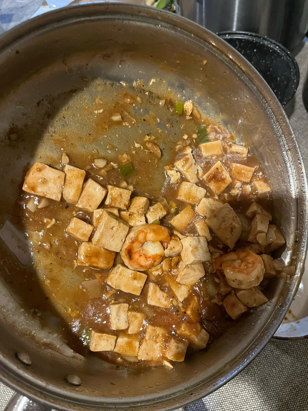 虾仁豆腐