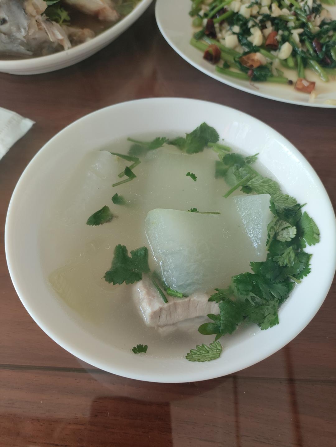 冬瓜排骨汤，夏天的味道