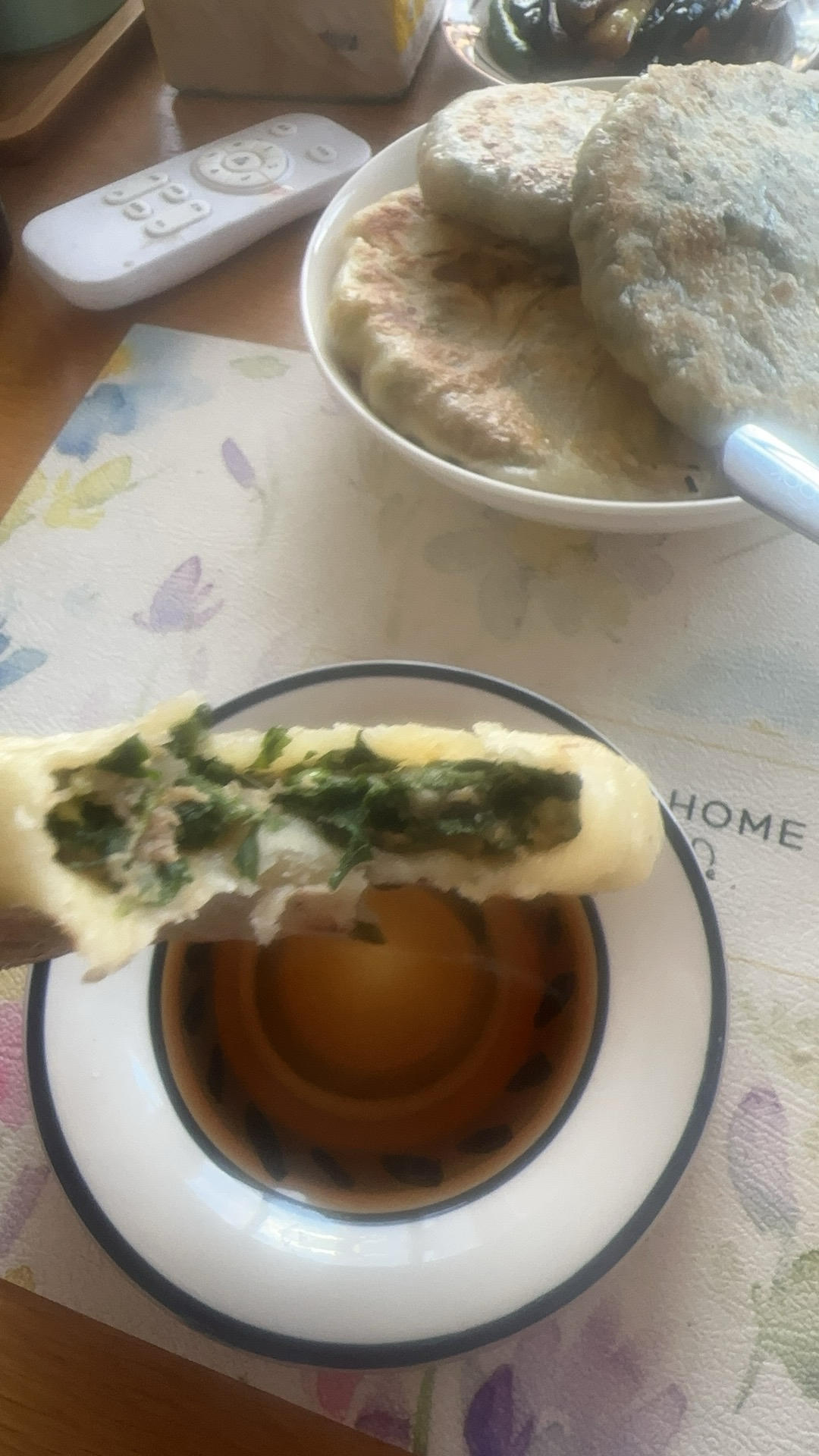 皮薄如纸的韭菜馅饼|免揉面法