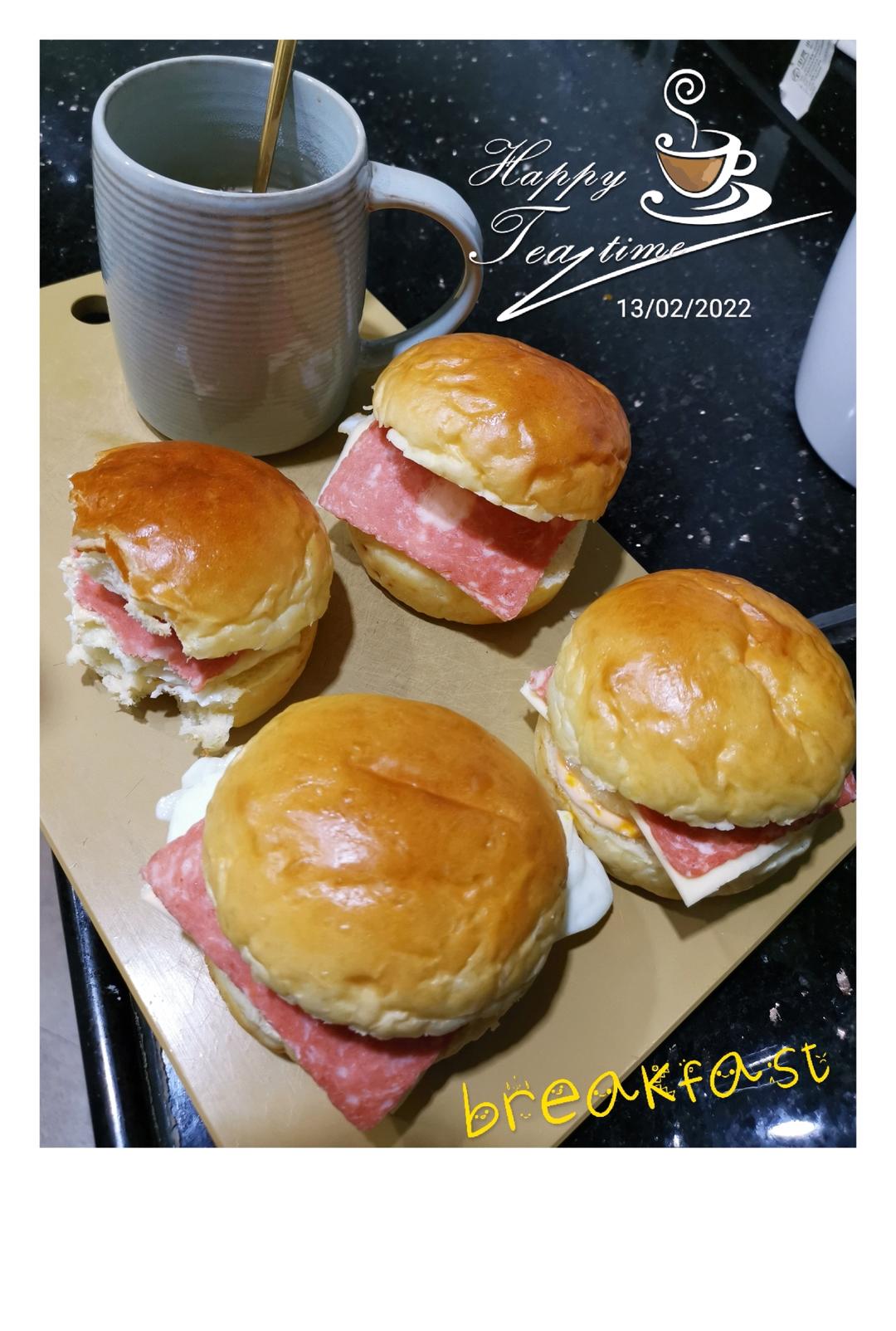 超~级松软的烫种汉堡胚