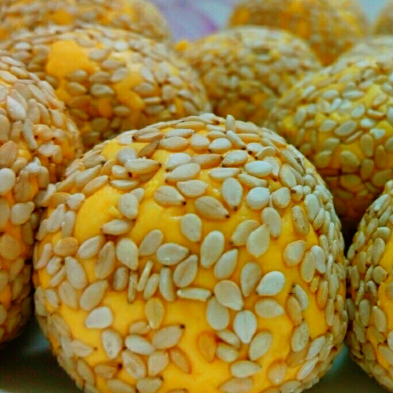 黄金球之一（南瓜芝麻球）