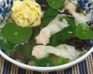 虾肉小馄饨—鱼戏莲叶间的做法 步骤10