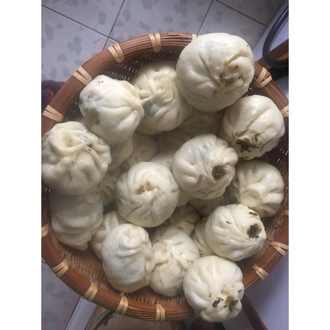 节省一半时间的大包子（另付翠绿菜包子，肉包子，腹黑包子食谱）