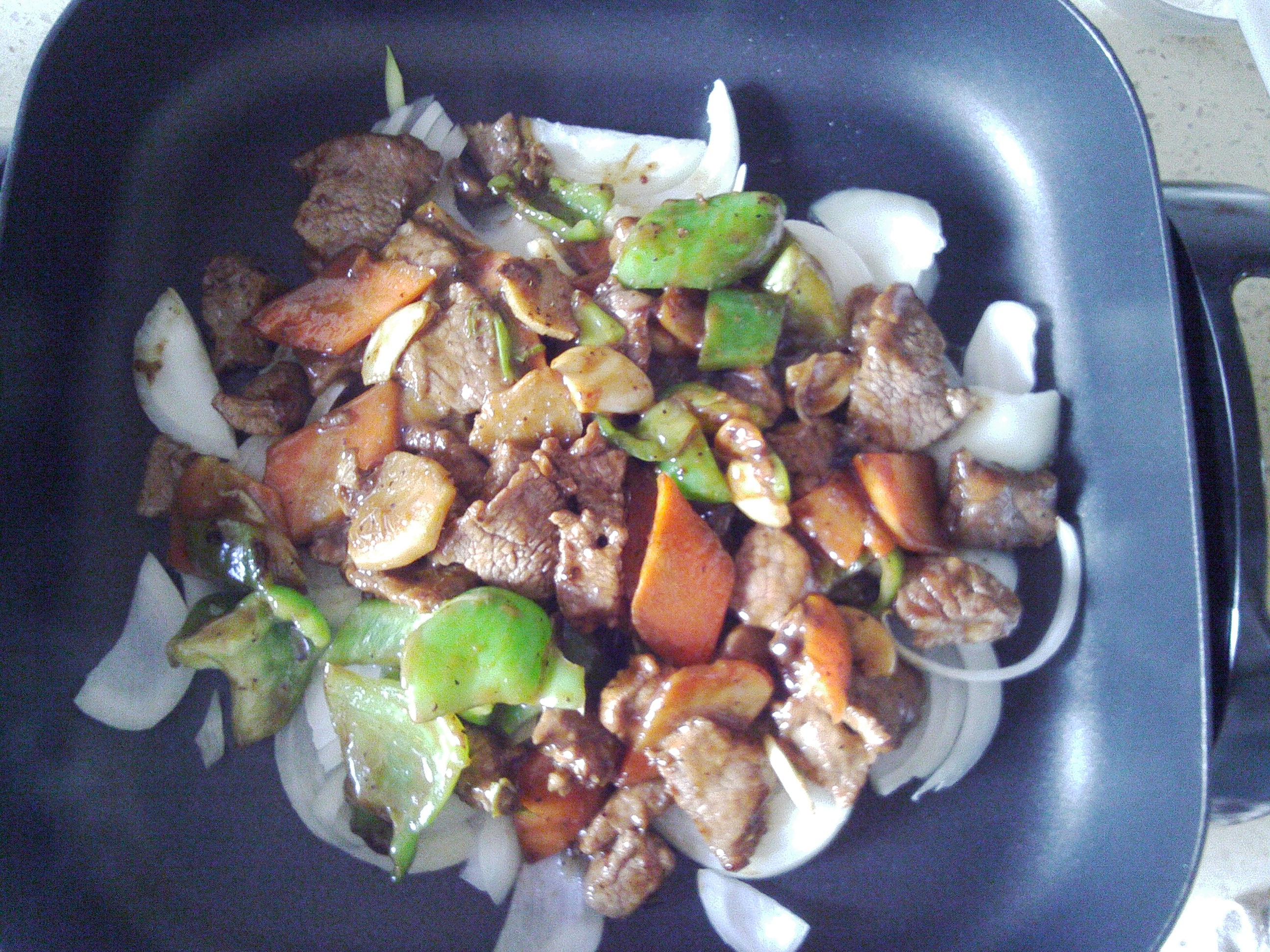 黑胡椒铁板牛肉