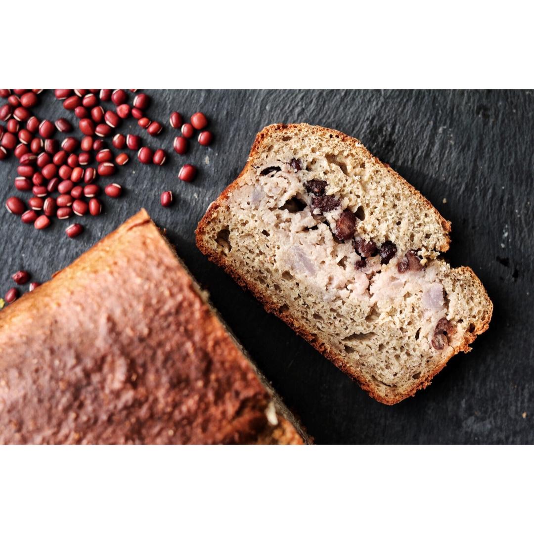 红豆香芋快手面包丨健康·烘焙