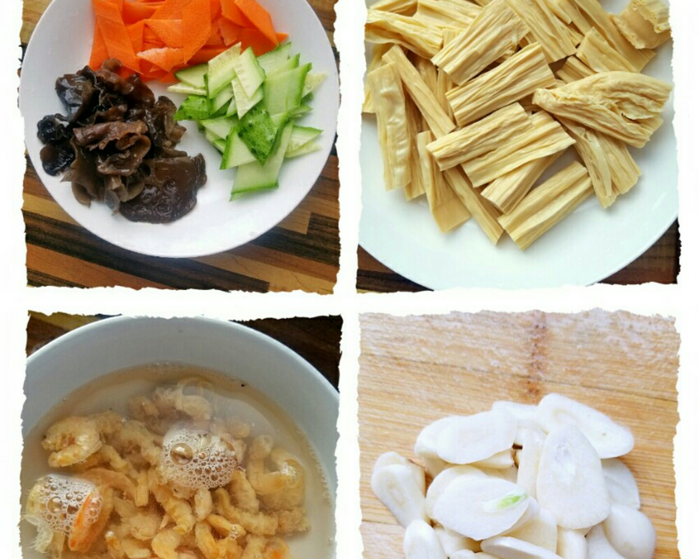 清炒海米腐竹的做法 步骤1