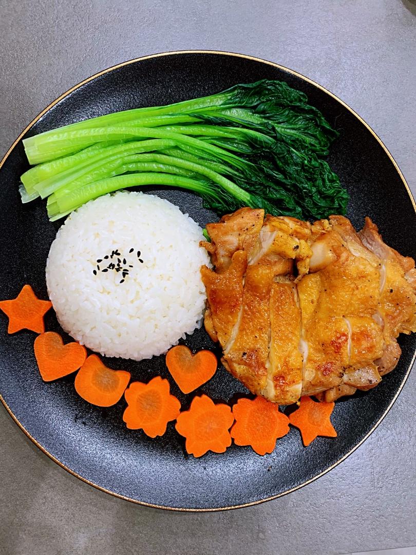 照烧鸡腿饭