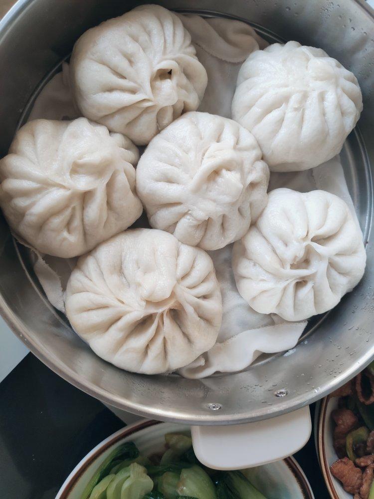 不用发面的薄皮方便面素馅大包子