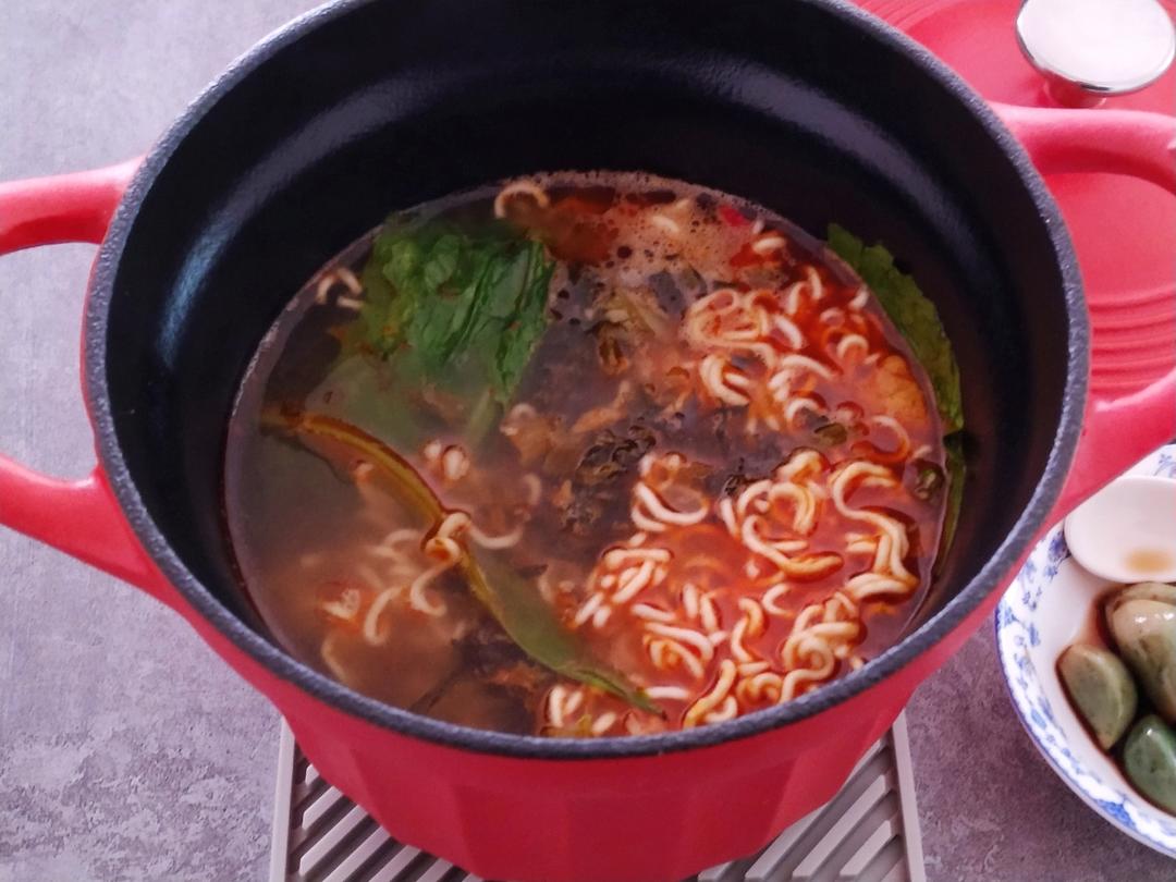 柱侯腐竹牛腩萝卜煲【2月北鼎珐琅锅食谱】