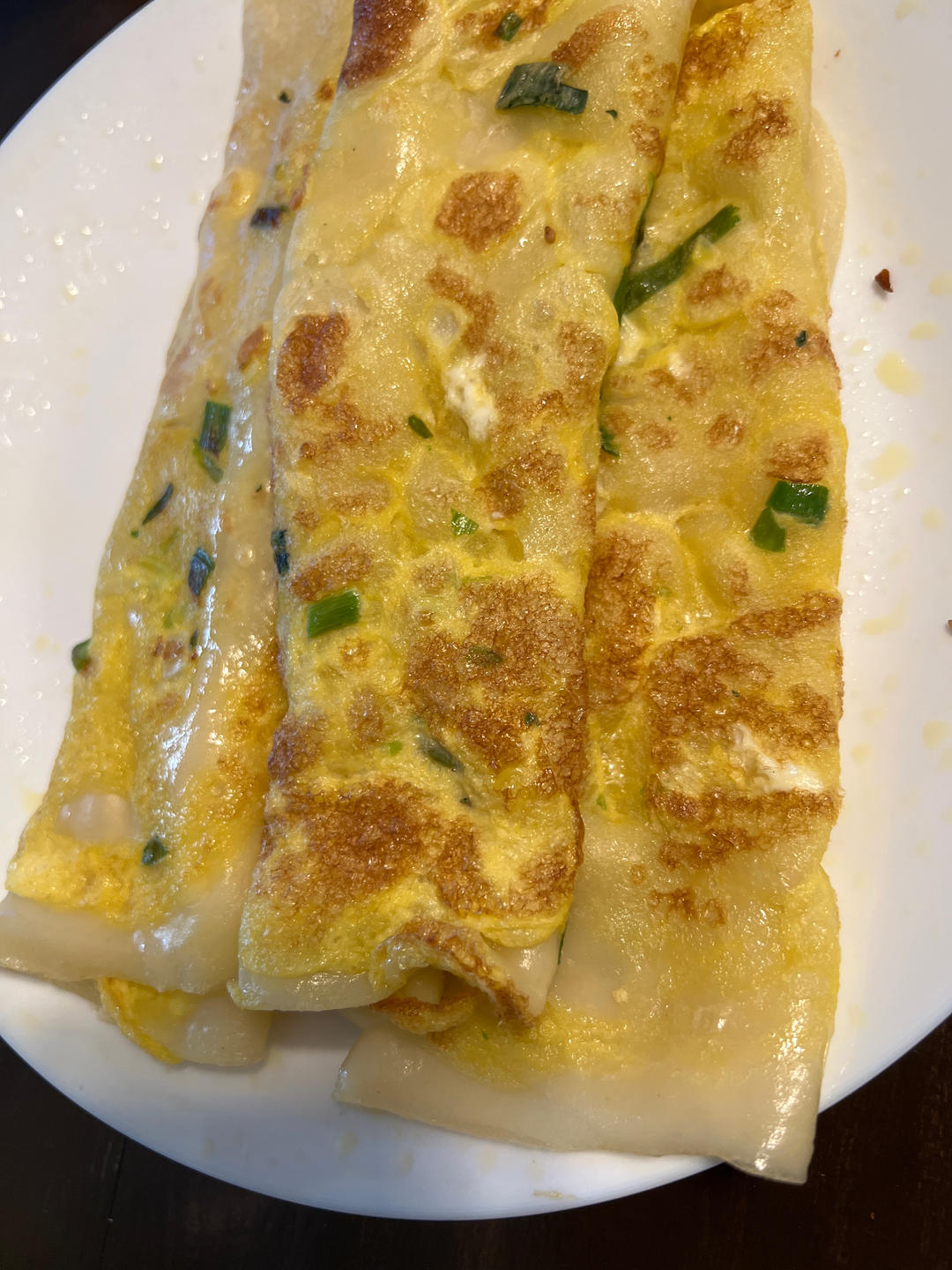 快手早餐：葱花鸡蛋饼
