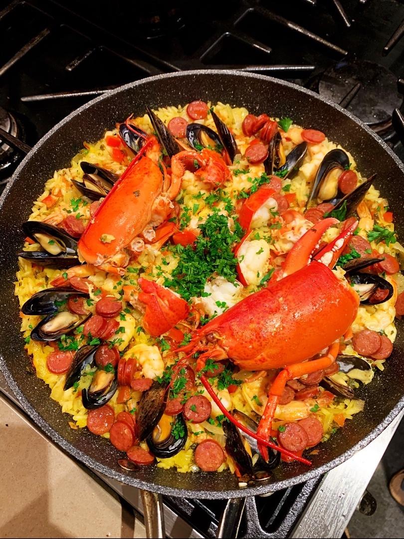 【曼食慢语】Seafood Paella 西班牙海鲜饭
