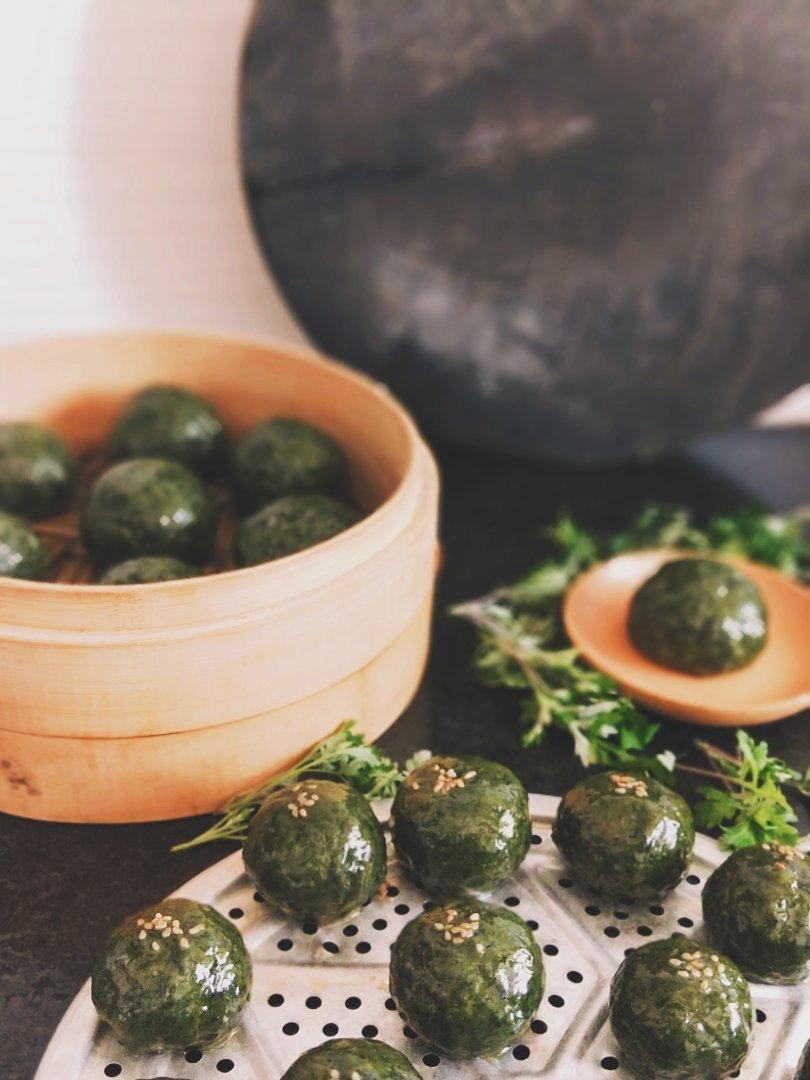 《Tinrry+》咸蛋黄肉松青团+红豆沙青团