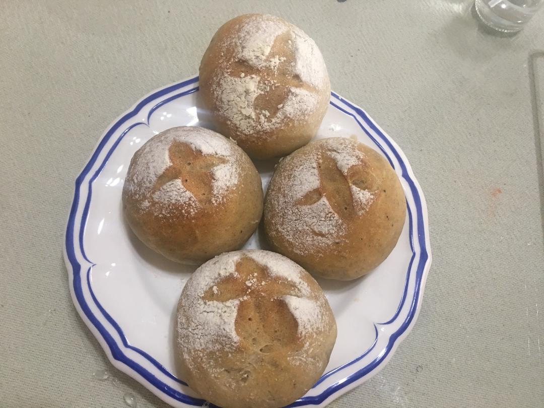 免揉黑椒土豆脆皮欧包