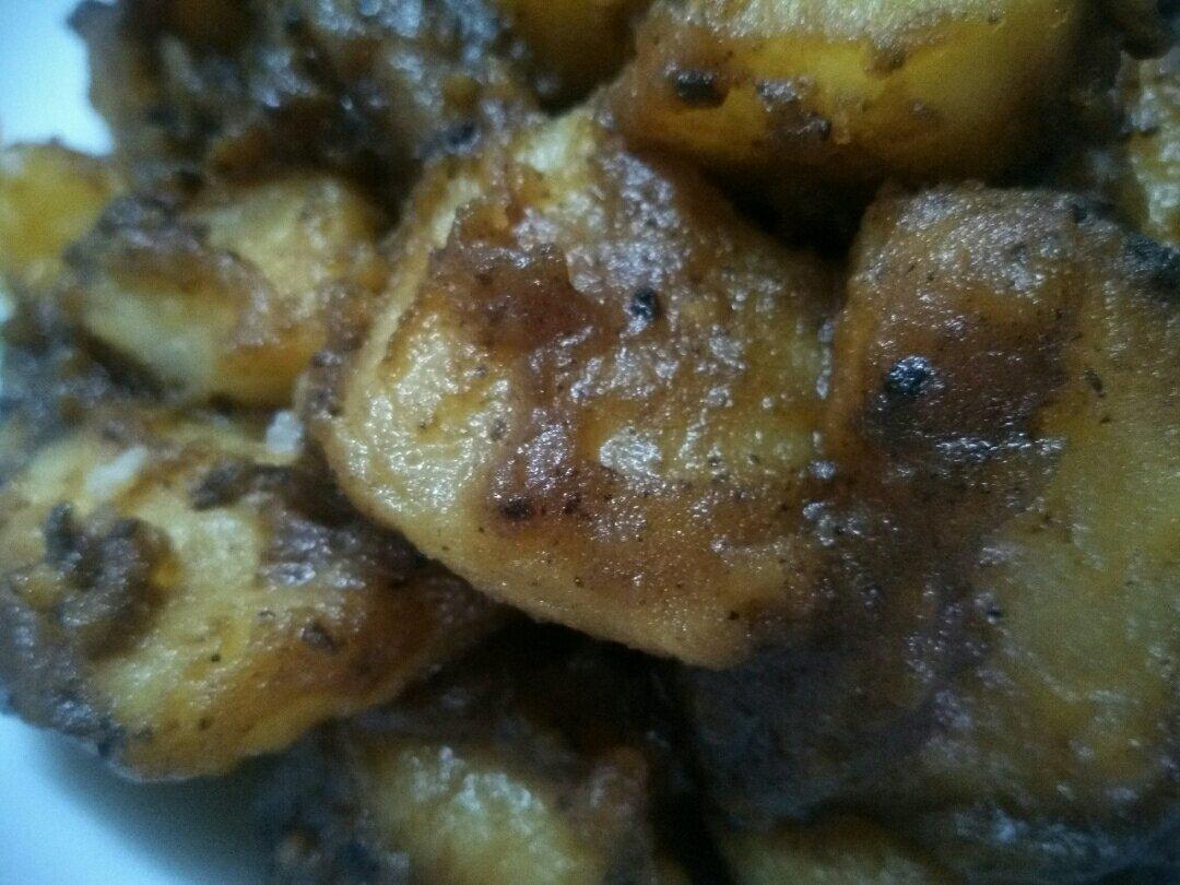 可乐土豆￨盘子都舔干净了