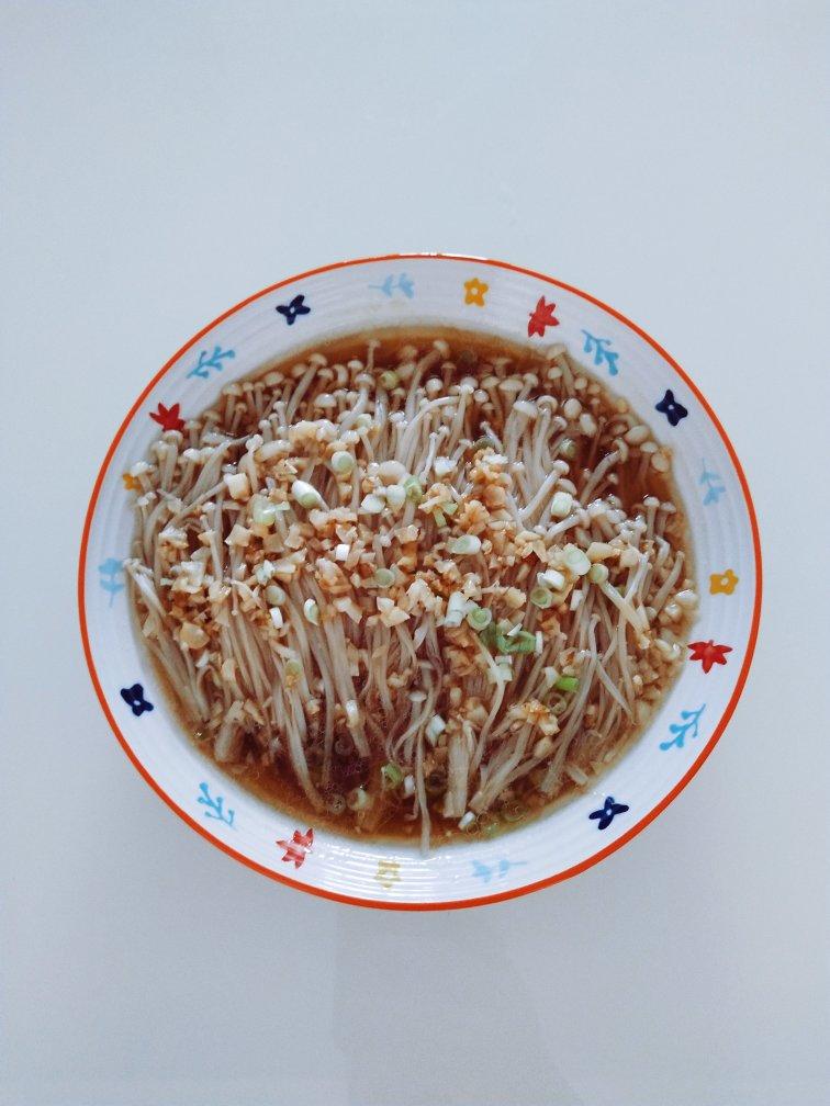 蒜蓉蒸金针菇