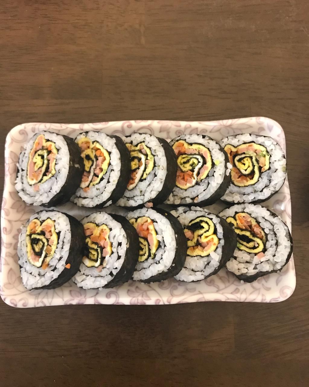 太有爱~玉子烧寿司