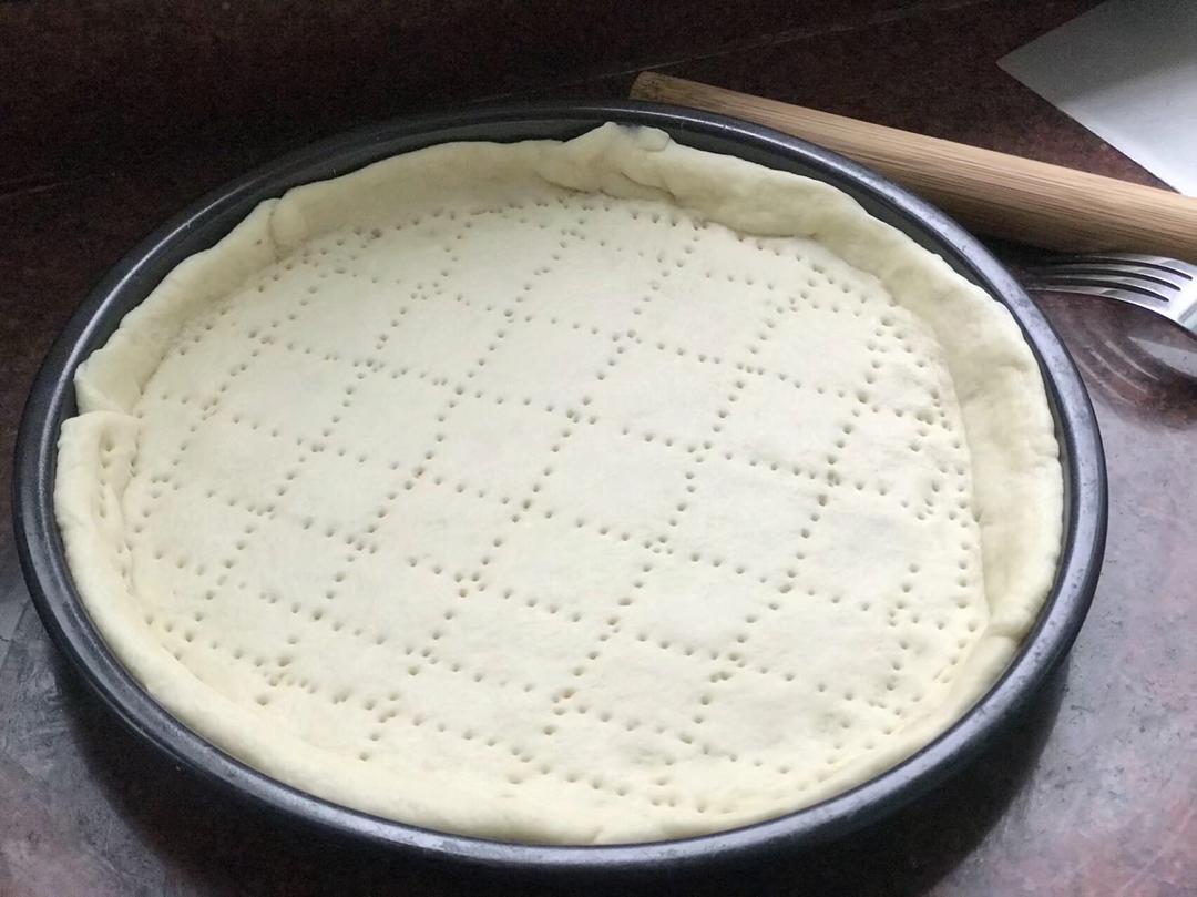 八寸披萨饼皮（四个）制作
