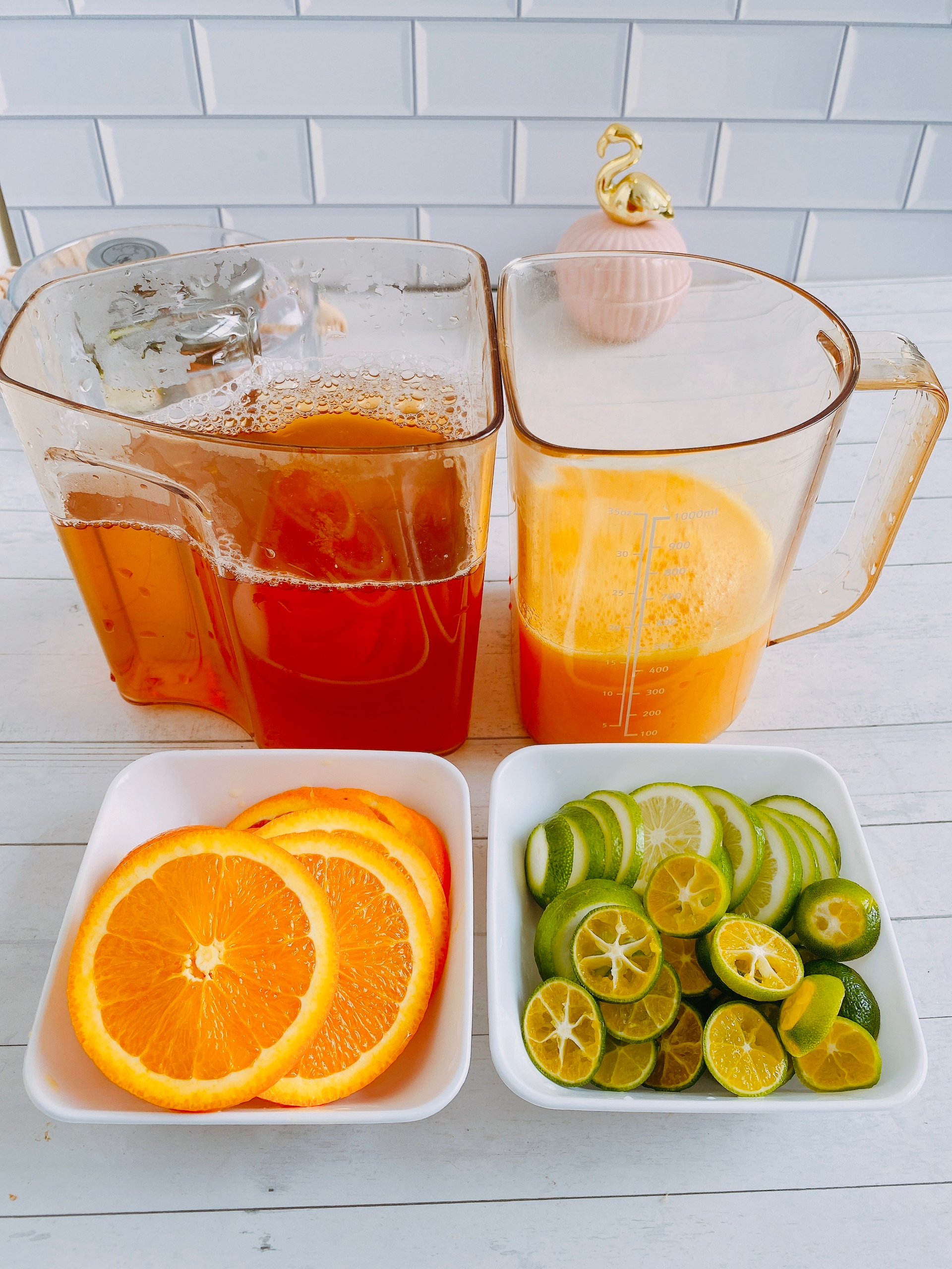 鲜橙柠檬茉莉绿茶的做法 步骤5