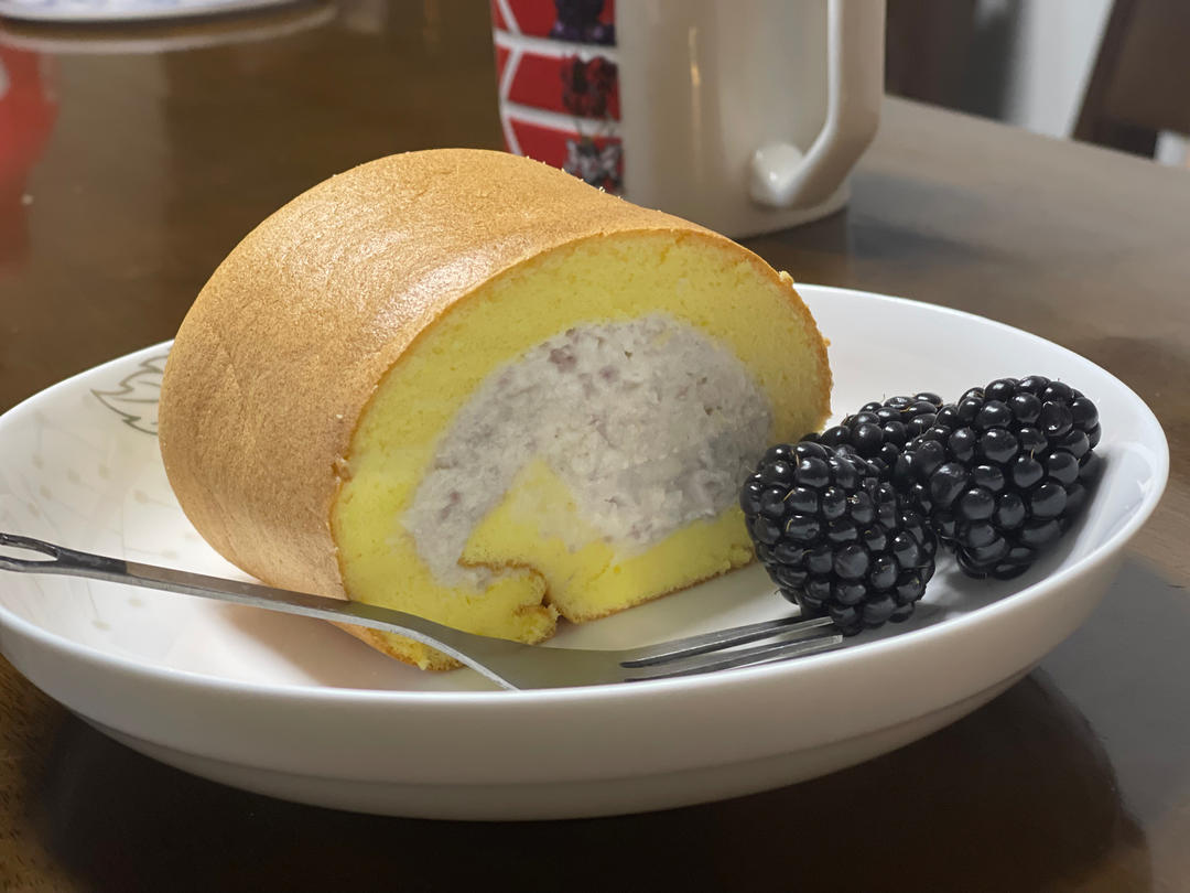 【北鼎品牌公开课】不易裂的戚风蛋糕卷（百香果芒果&芋泥肉松两种口味）