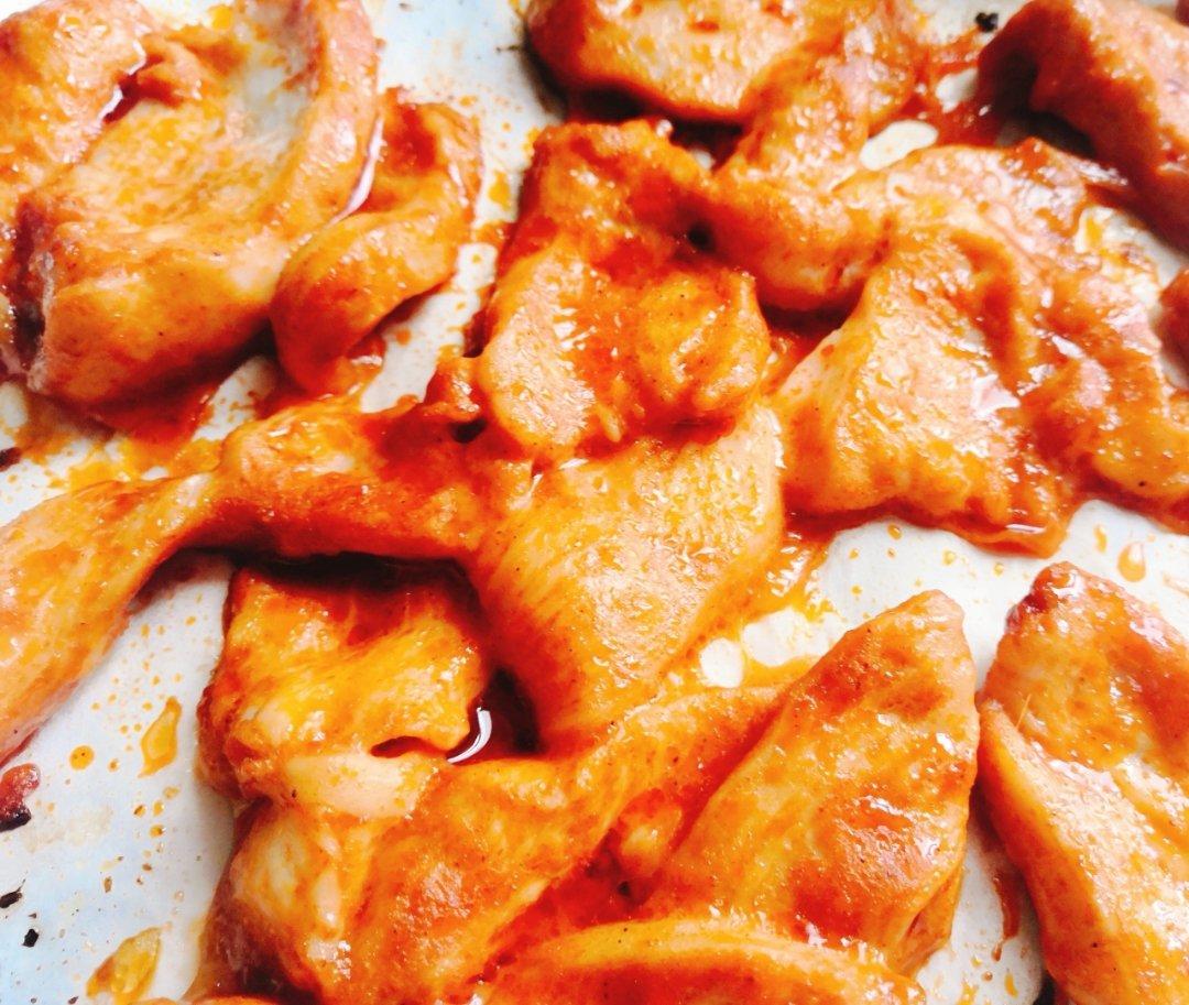 献给水仙的小女王做的烤鸡胸肉