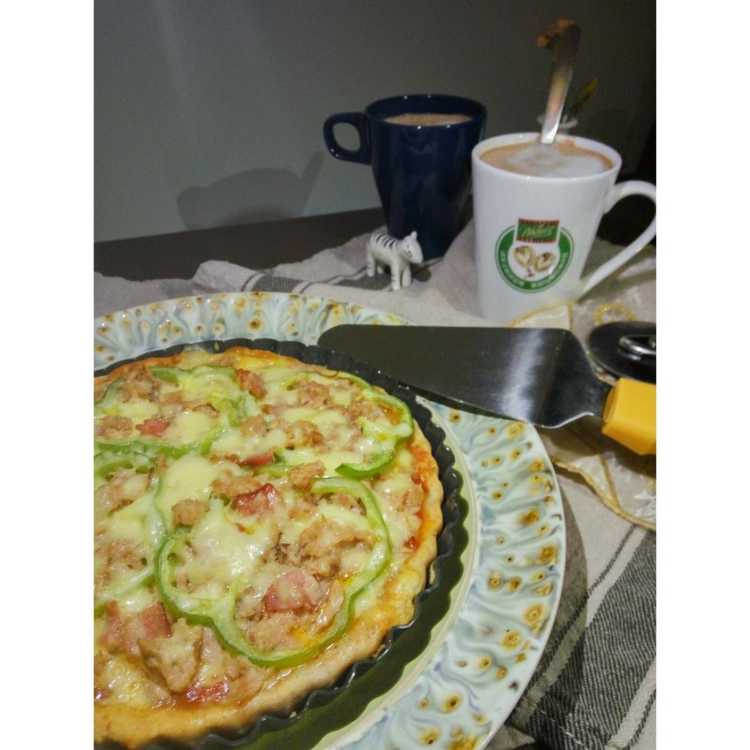 金枪鱼火腿pizza