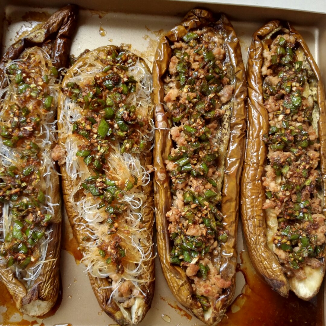 CC招牌菜销魂烤茄子，百吃不厌！