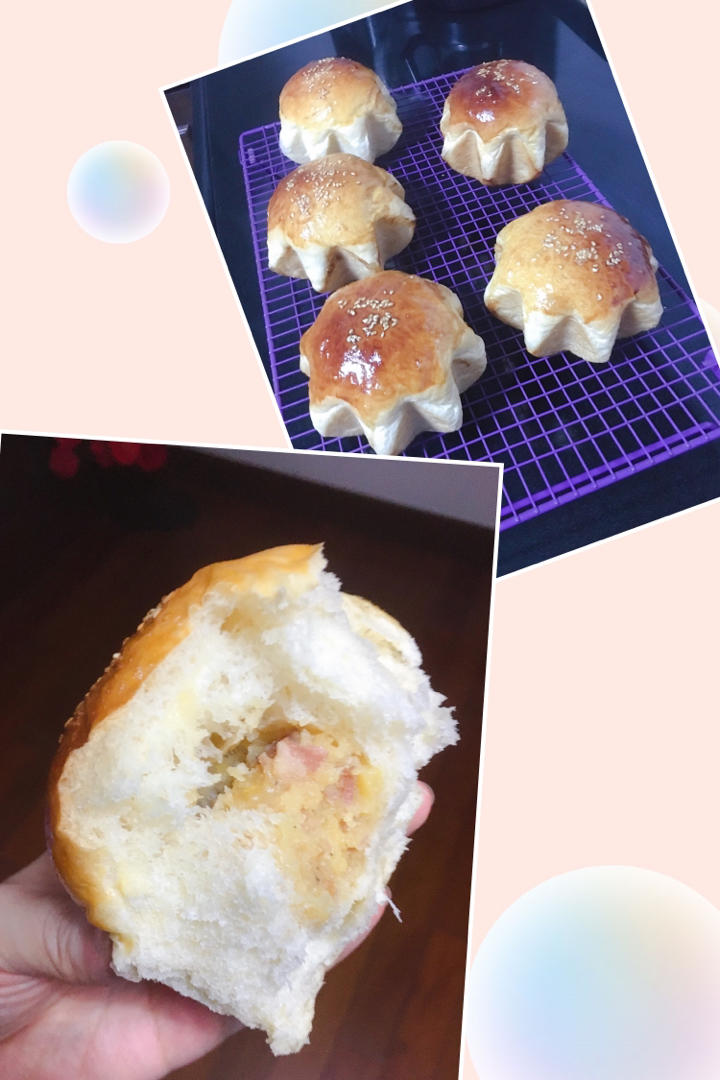 哈喽！面包你好～ 土豆培根八角面包
