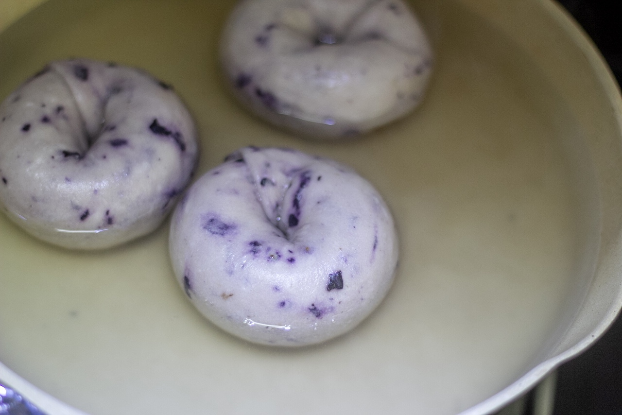 奶香蓝莓乳酪贝果💗新鲜水果香气🥯的做法 步骤9