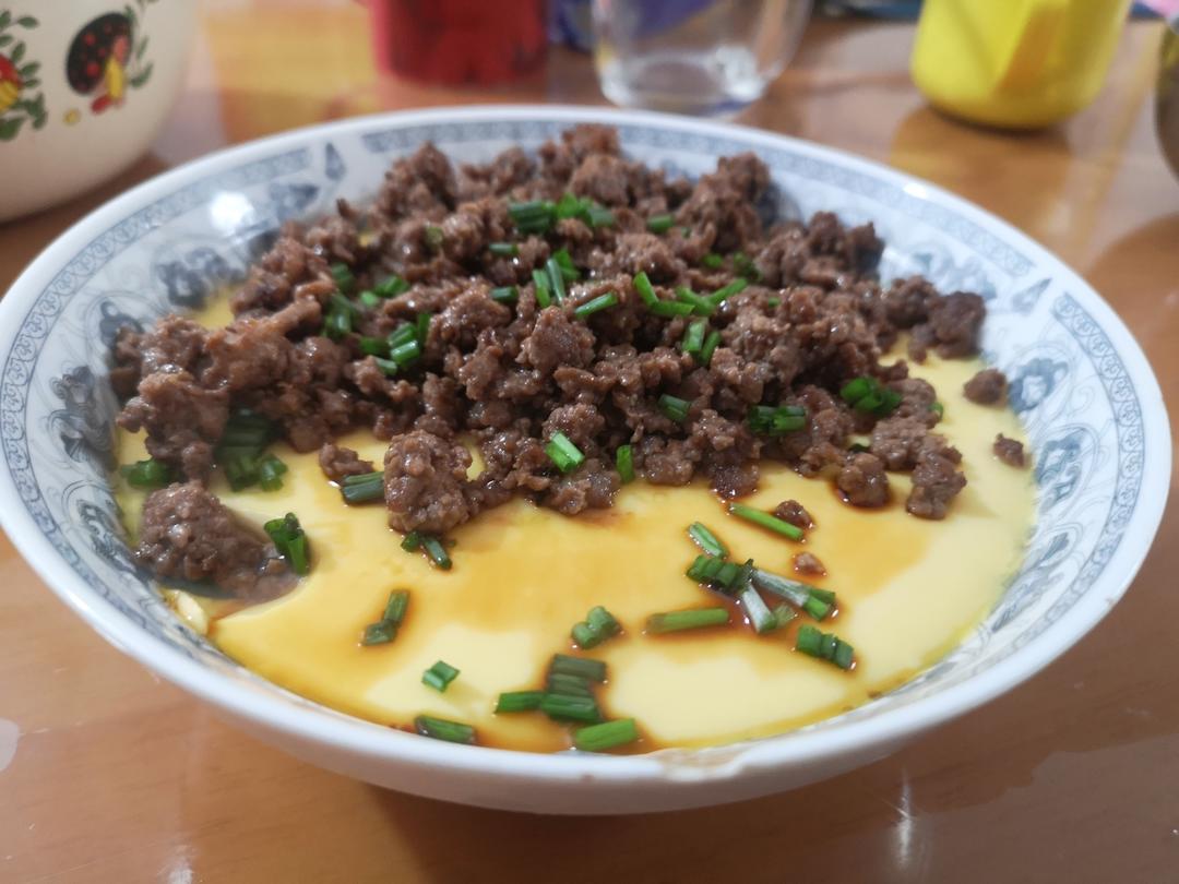 超诱人‼️巨好吃‼️的肉沫蒸蛋(家里有娃必备)