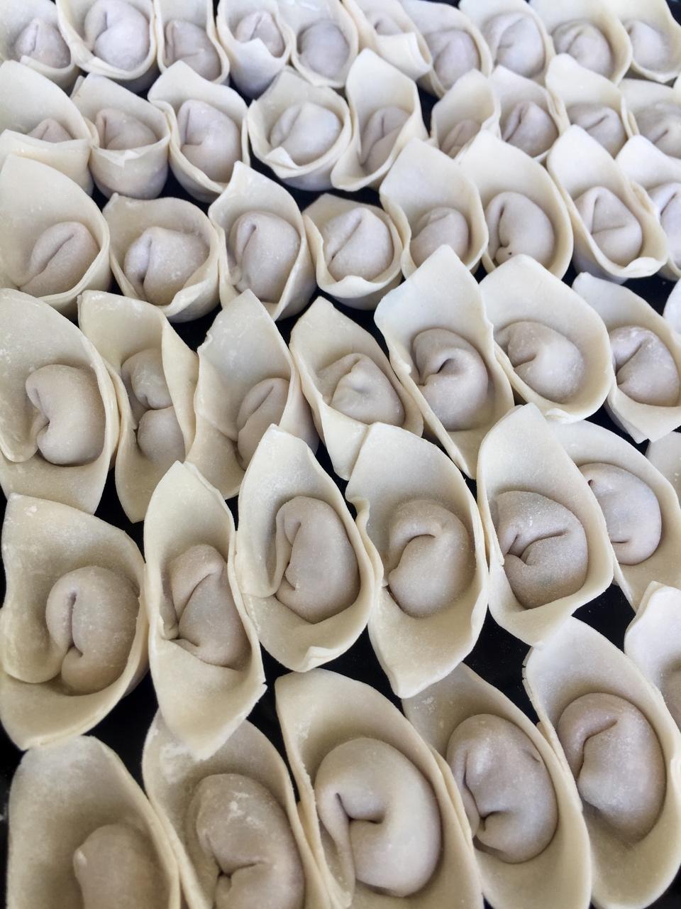 元宝馄饨的包法