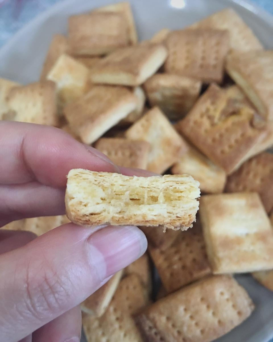 🔥㊙️酥掉渣的咸蛋黄饼干‼️一学就会，超好吃