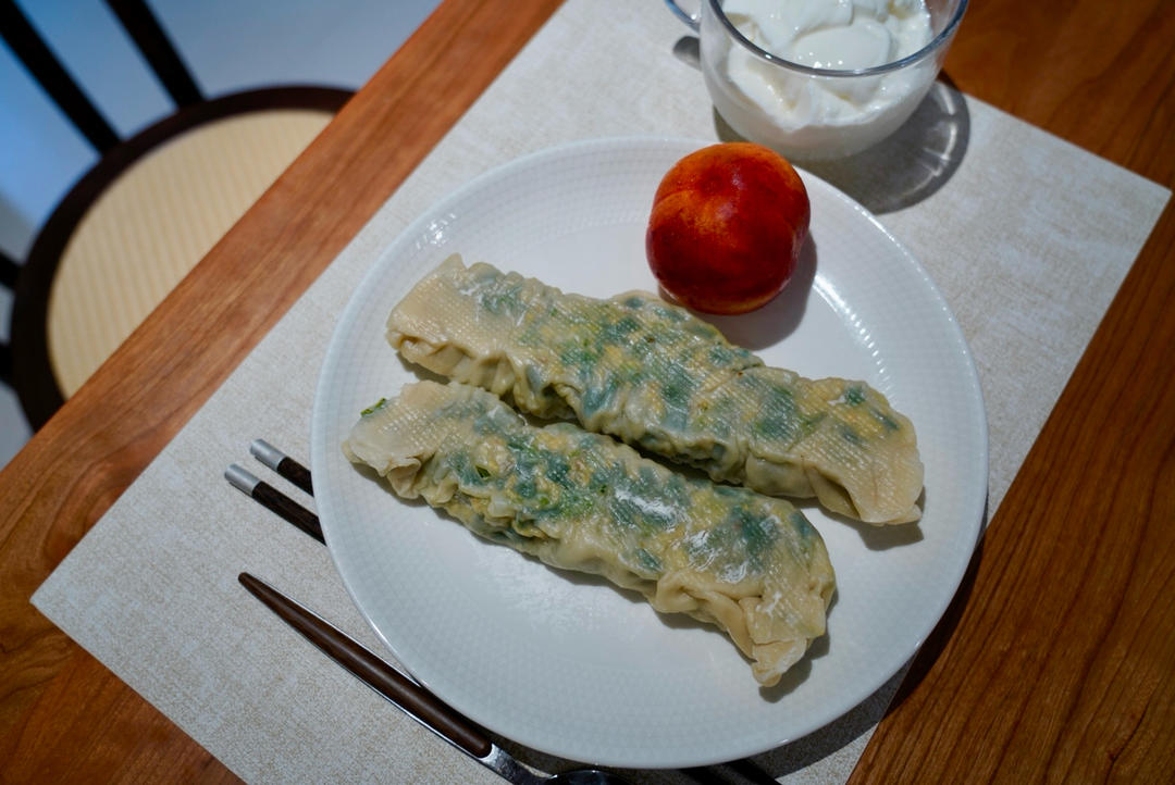 菜馍(菜龙、蒸菜卷、皮白、馅绿)