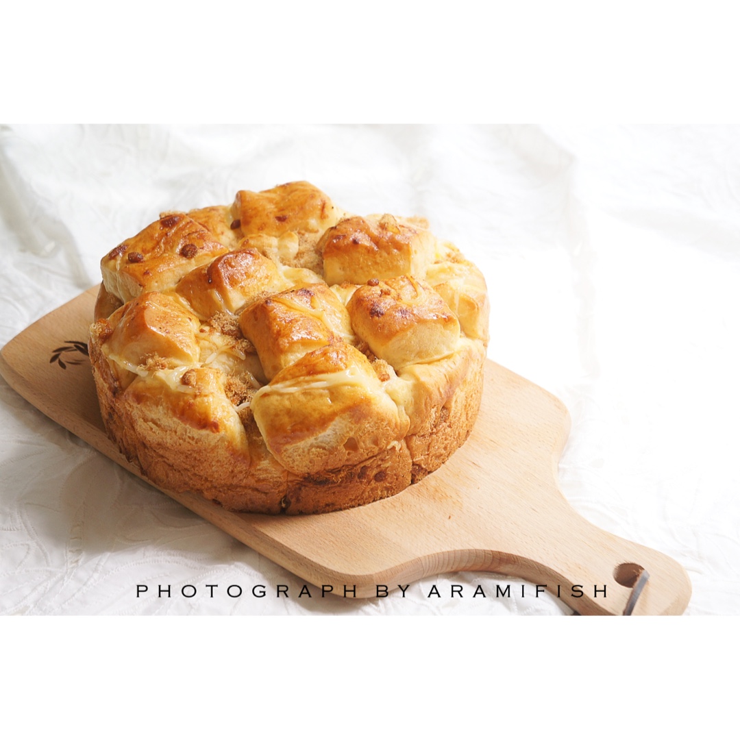 肉松手撕面包—超软会爆浆的面包哟