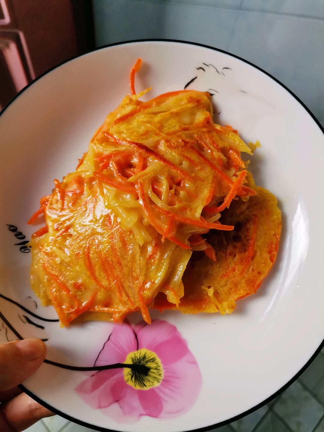 土豆饼(土豆胡萝卜丝饼)