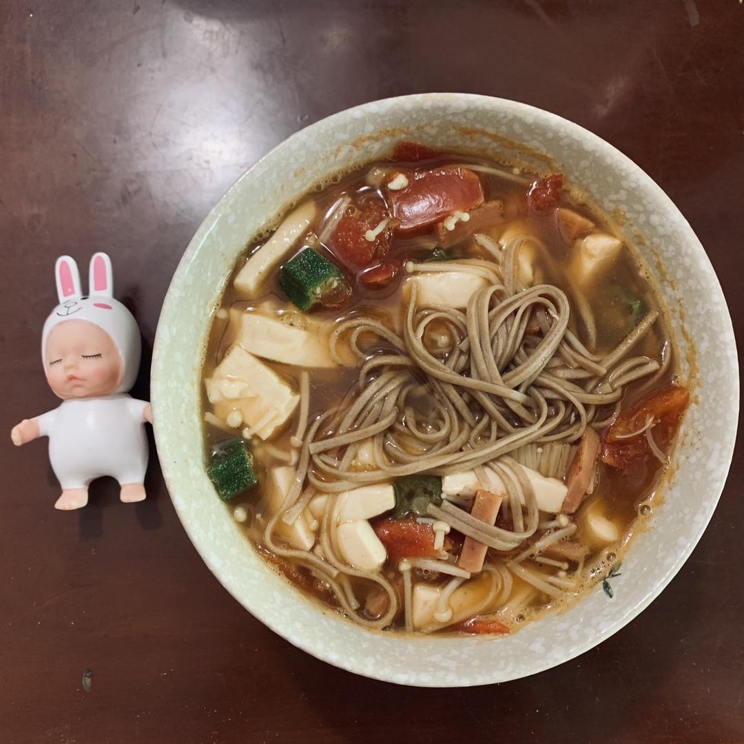 减肥期简单易做味道鲜美的番茄内酯豆腐汤