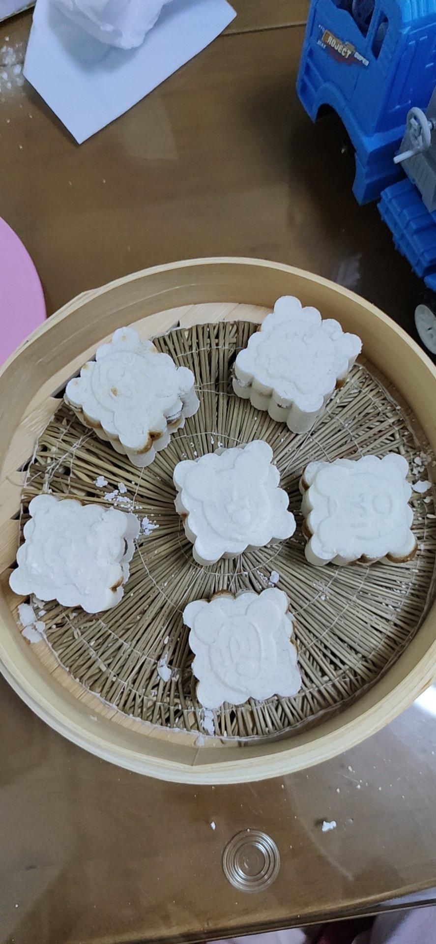 松软香甜的松糕