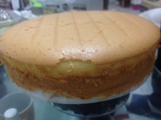 超好记八寸戚风蛋糕（后蛋法）