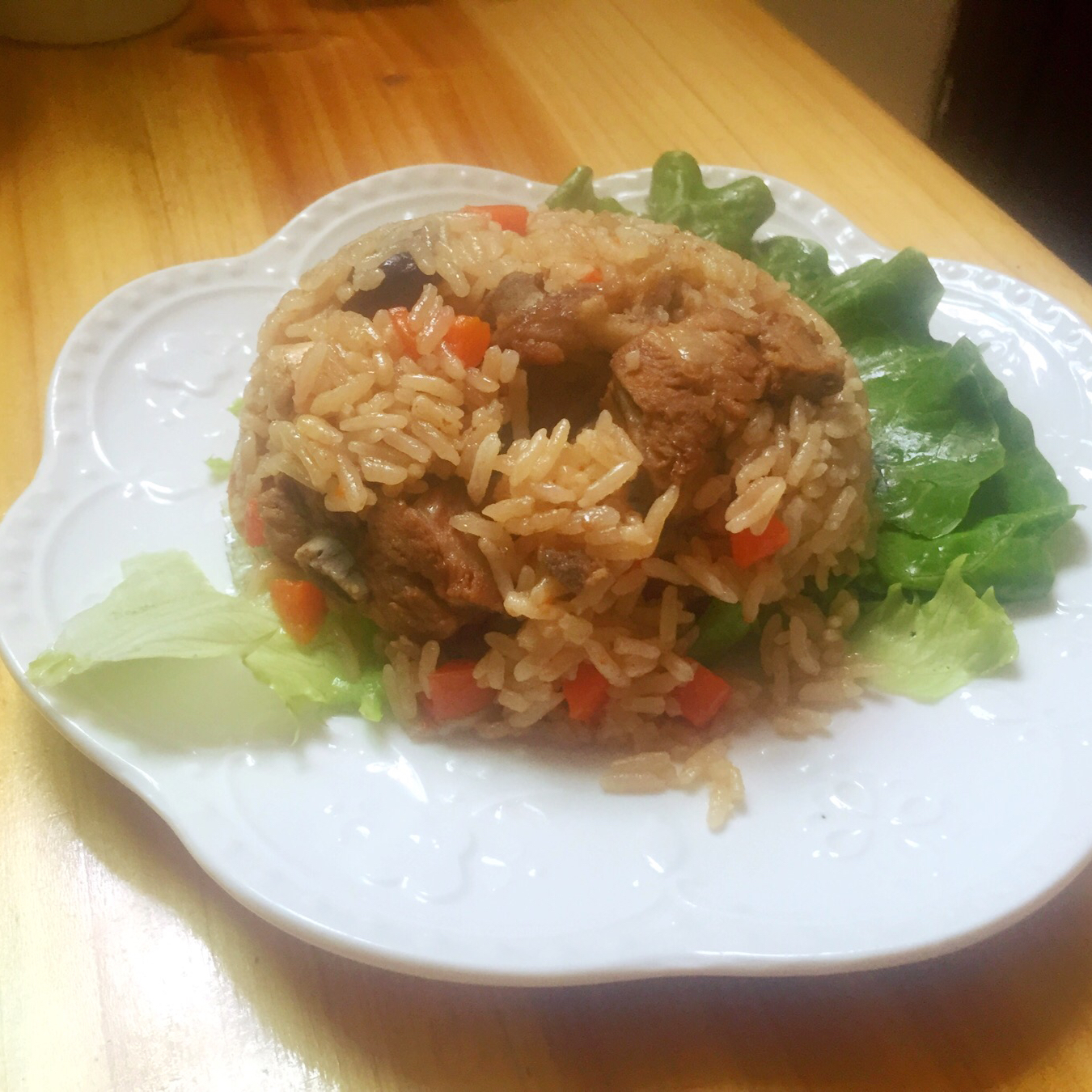 喷香排骨焖饭（爆好吃）