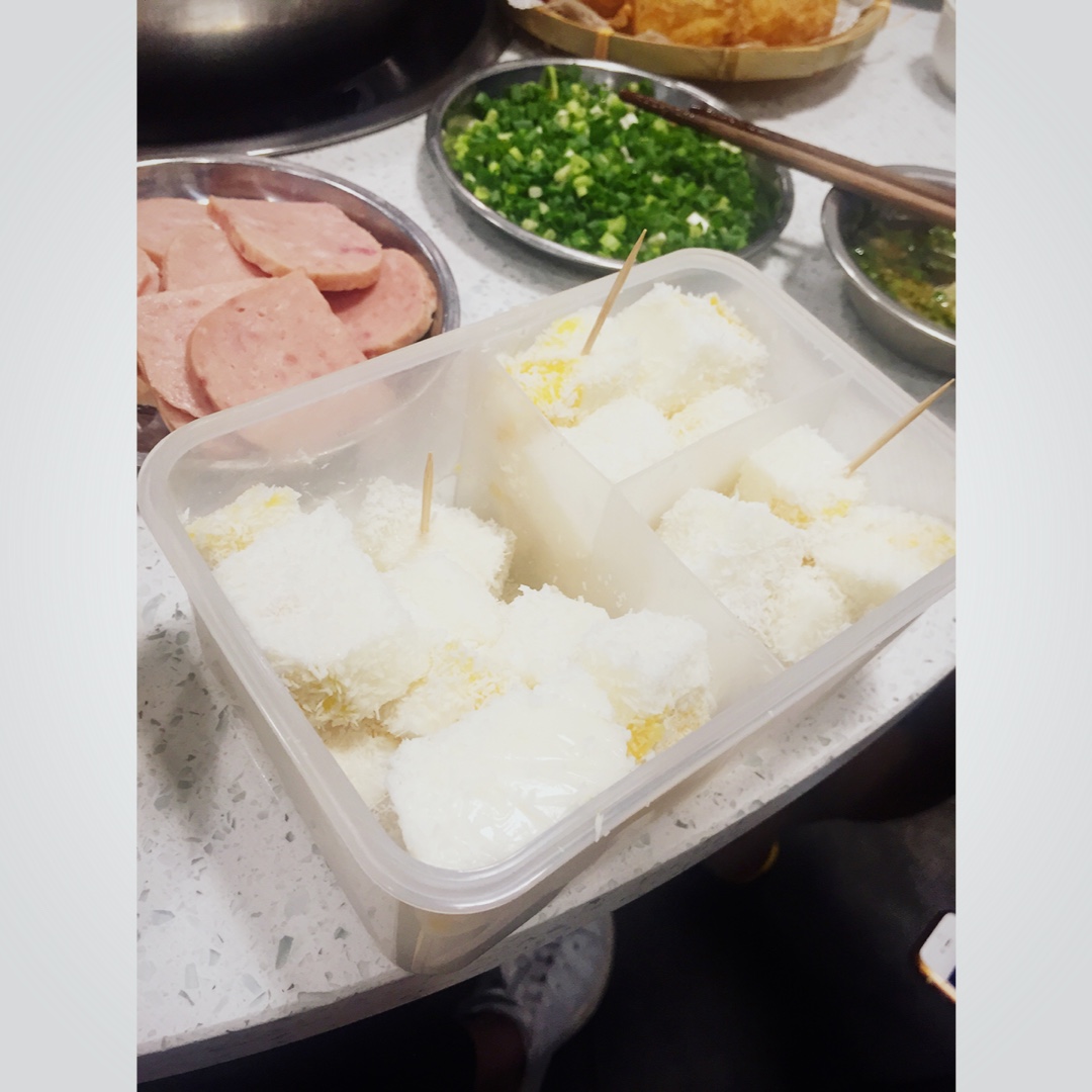 午后小甜点芒果椰汁糕教程