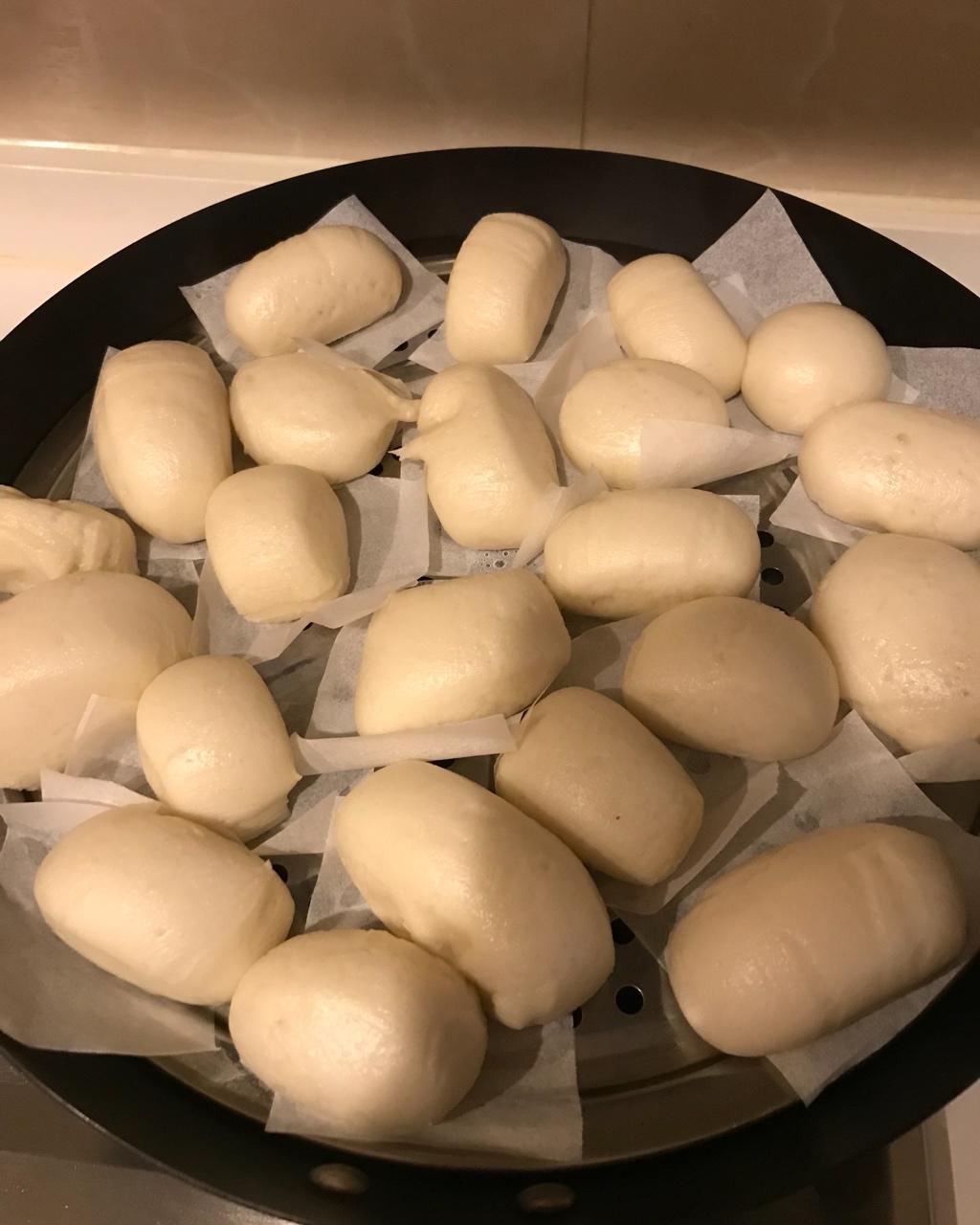 yu123lu做的高筋面粉做的馒头