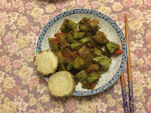 西红柿烧茄子