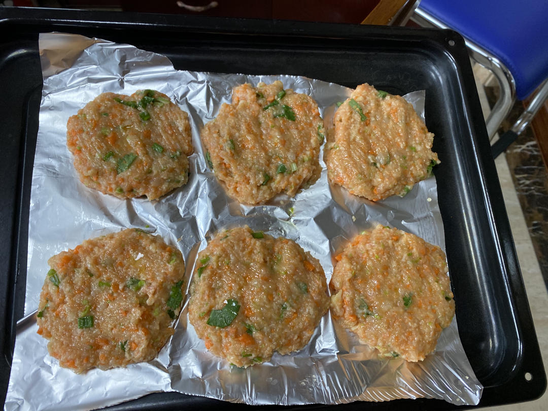 减脂鸡胸肉时蔬饼‼️巨简单超好吃