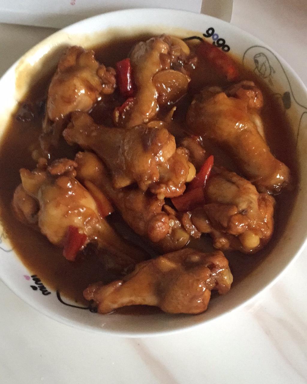 橘子酱0808做的红烧鸡腿