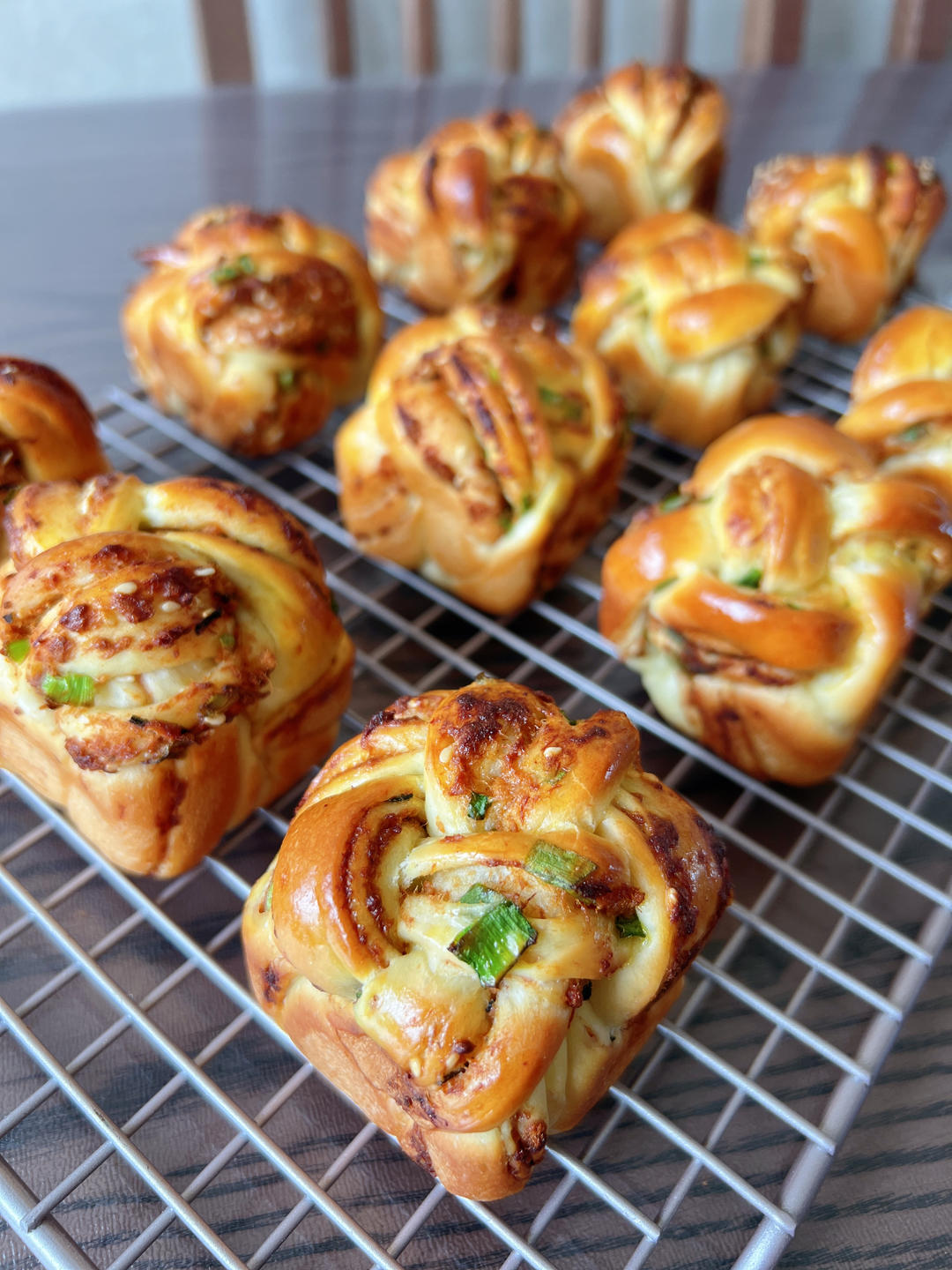 香葱肉松mini小吐司